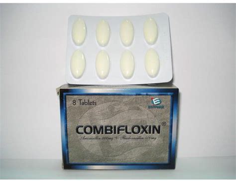سعر دواء combifloxin 500/500mg 8 f.c. tabs.