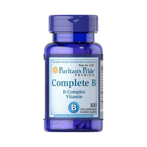 complete b (vitamin b complex) 100 caplets (illegal import)
