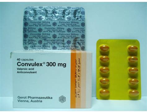 convulex 300mg 40 caps.