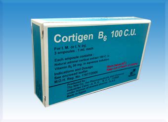 cortigen b6 adult 100 c.d.u./ml 3 amp.