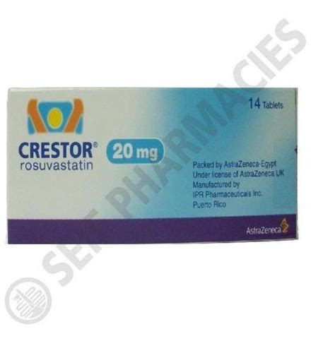 سعر دواء crestor 20mg 14 f.c.tab.