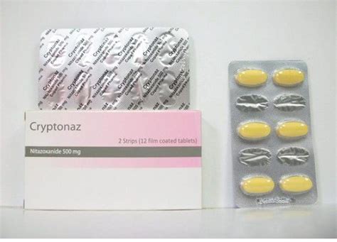 سعر دواء cryptonaz 500mg 12 f.c.tab.