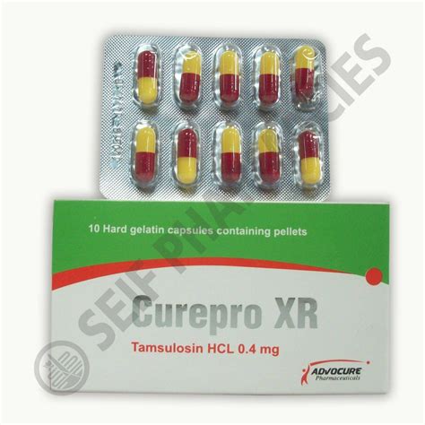 سعر دواء curepro xr 0.4 mg 10 caps.