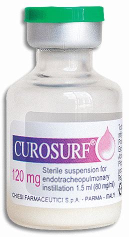 curosurf 80mg/ml intratracheal susp. 1.5 ml