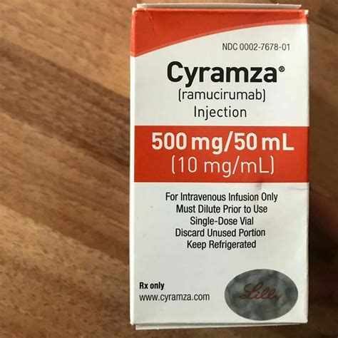 cyramza 500mg/50ml vial i.v. inf.