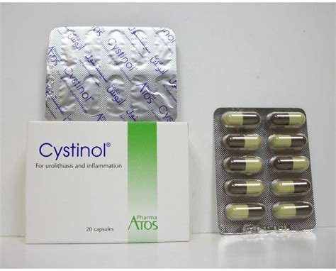 cystinol 425mg 20 caps.