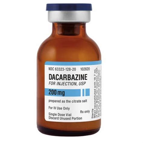 dacarbazine 200 mg vial 1s