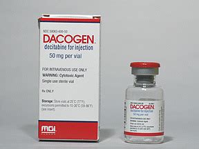 dacogen 50 mg lyoph. pd. for iv infu.