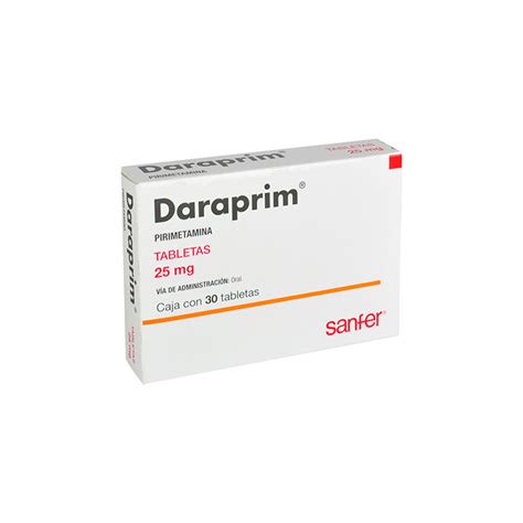 daraprim 25mg 30 tab.