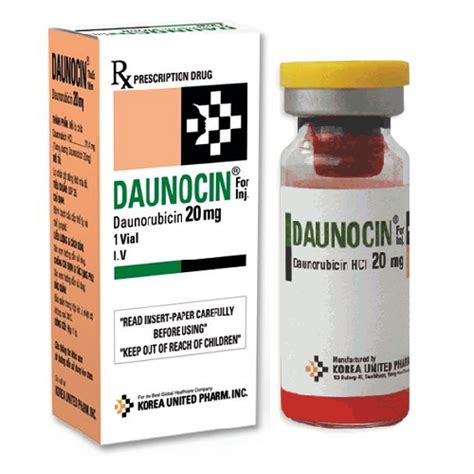 daunocin 20mg vial for i.v. inf.