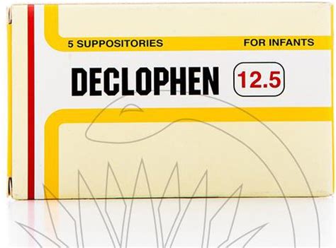 declophen 12.5mg 5 infantile supp.