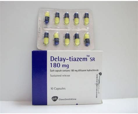 delay-tiazem sr 180 mg 10 caps.