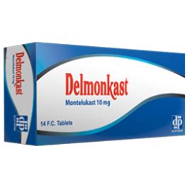 سعر دواء delmonkast 10mg 14 f.c. tabs.