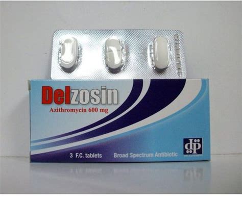 delzosin 600mg 3 f.c. tabs.