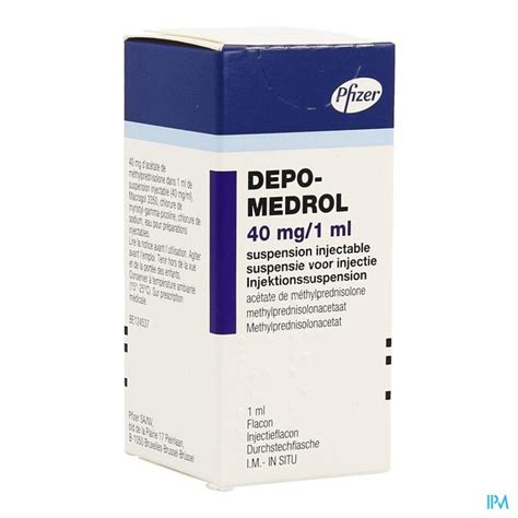 سعر دواء ديبو-ميدرول  40مجم 1 فيال