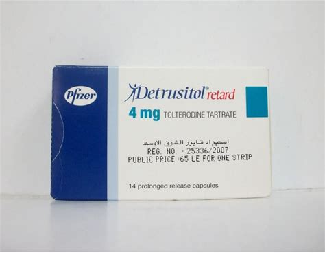 detrusitol retard 4mg 14 cap