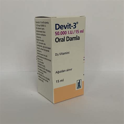 devit-3 oral damla 50.000/15ml