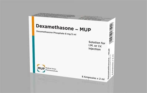 dexamethasone-mup 8mg/2ml 5 amp.