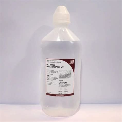 dextrose 5% & sodium chloride 0.45 % (1000ml) inj.