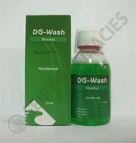 سعر دواء dg-wash menthol mouth wash 125ml