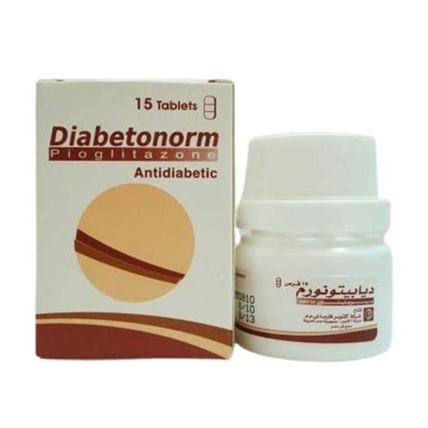 سعر دواء diabetonorm plus 500/15 mg 15 f.c. tabs.