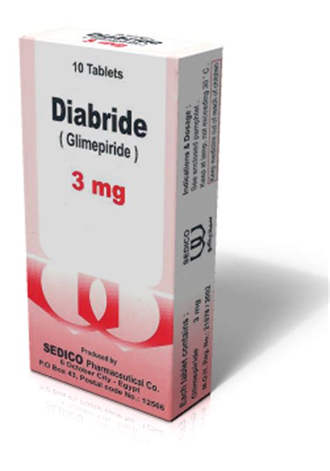 diabride 3mg 10 tab.