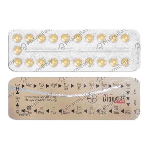 diane 35 - 21 tablets (illegal import)