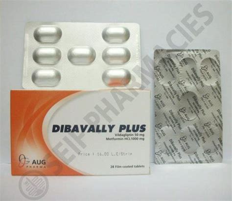 سعر دواء dibavally plus 50/1000 mg 28 tabs.