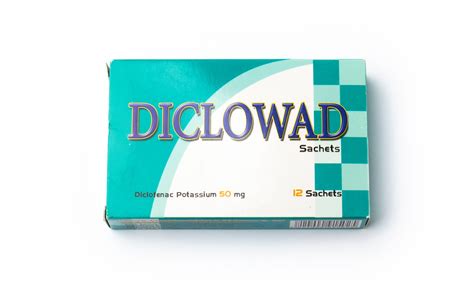 سعر دواء diclowad 50mg 12 sachets.
