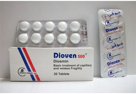 سعر دواء dioven 500mg 20 f.c. tabs.