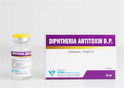 diphtheria antitoxin 10000i.u. 10ml vial