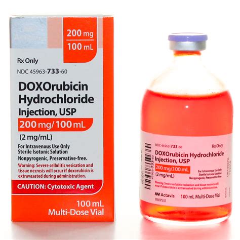 doxorubicin stada 2mg/ml (150mg) vial