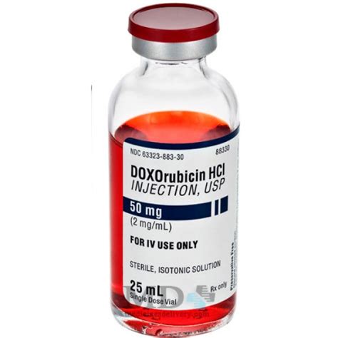 سعر دواء doxorubicin tedec 50mg vial