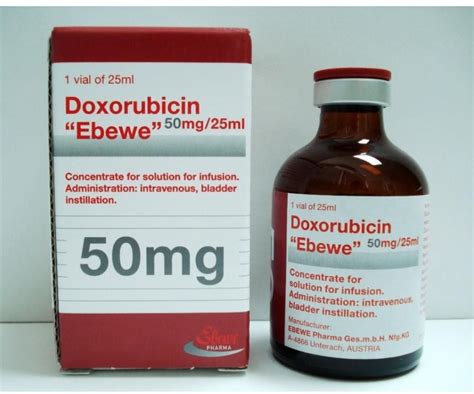 سعر دواء doxorubin 50mg vial