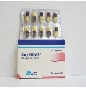 doxy m.r.100 mg 10 caps.