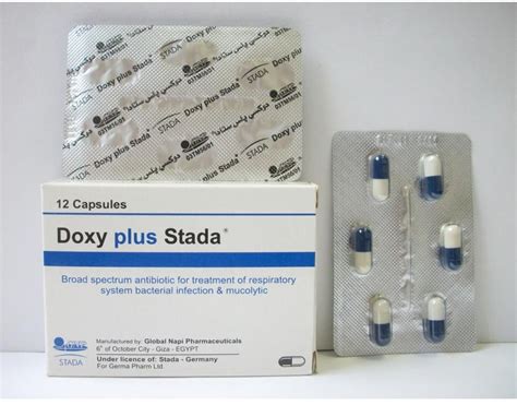سعر دواء doxy plus stada 100mg 12 m.r.caps.