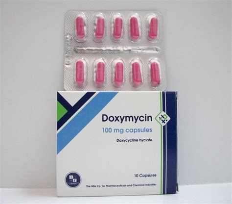 سعر دواء doxymycin 100 mg 10 caps.