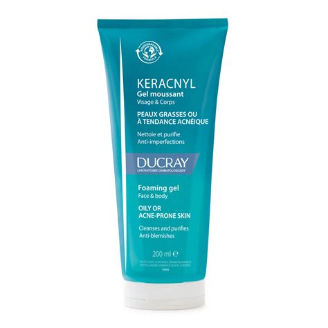ducray keracnyl gel moussant (foaming gel) 200 ml