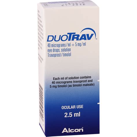 duotrav 2.5ml eye drops solution