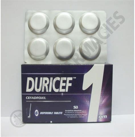 duricef 1 gm 6 dispersable tab.