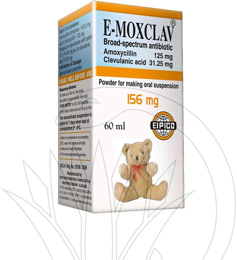 e-moxclav 156mg/5ml susp. 60ml