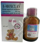 e-moxclav 312 mg/5ml dry mix for oral susp. 60ml