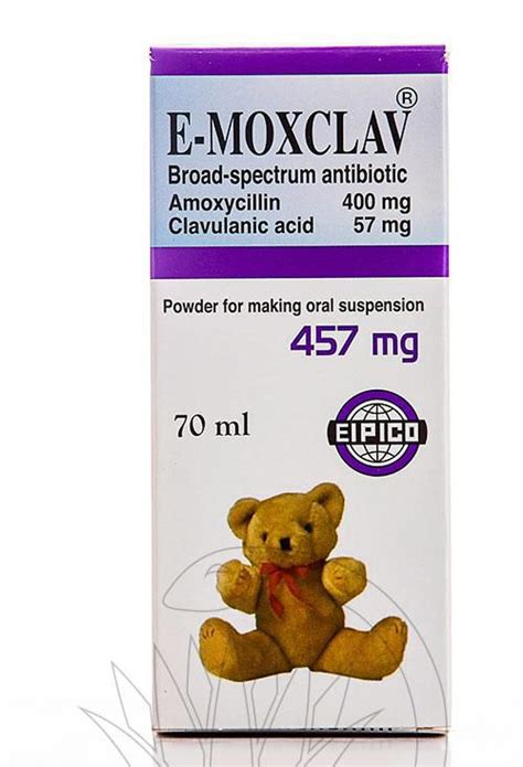 e-moxclav 457mg susp. 70 ml