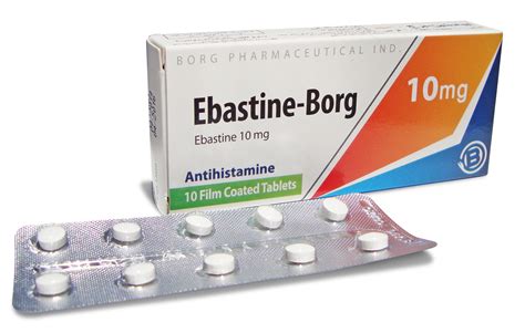 ebastine-borg 10mg 10 f.c. tabs.