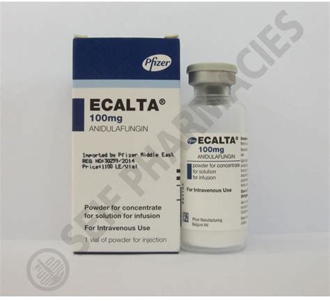 ecalta 100 mg 30 ml i.v. vial
