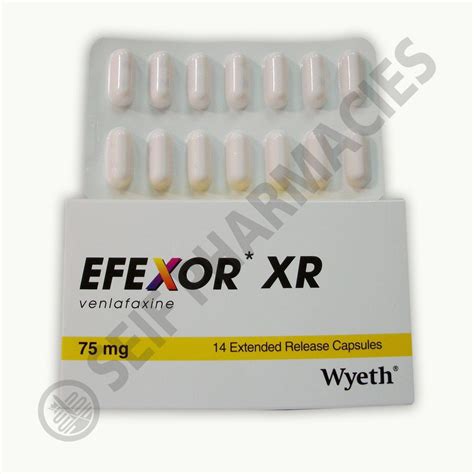 efexor xr 75mg 14/cap