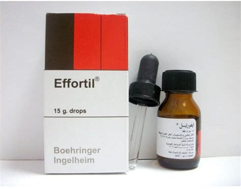 effortil 7.5mg/ml oral drops 15 ml