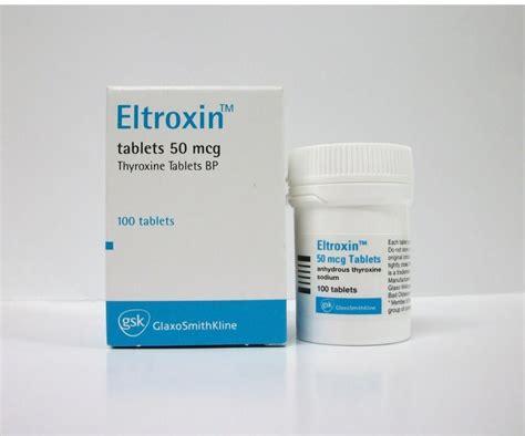 eltroxin 50mcg 100 tab.