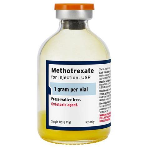 emthexate pf 100mg/ml (1g) vial