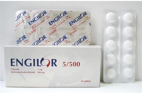 سعر دواء engilor 5/500 mg 30 tab.